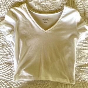 WILD FABLE White Crop Top